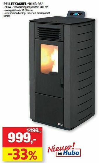 Pelletkachel king 98