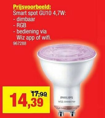Hubo Smart spot gu10 aanbieding