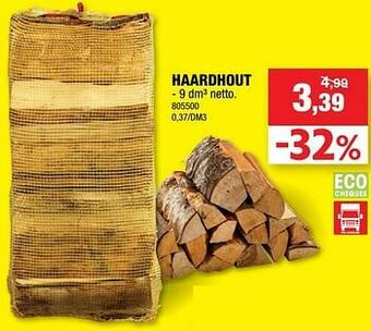 Hubo Haardhout aanbieding