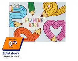 Action Schetsboek aanbieding