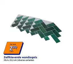Action Zelfklevende wandtegels aanbieding
