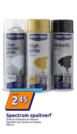 Action Spectrum spuitverf aanbieding
