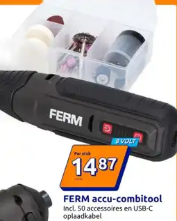Action Ferm accu-combitool aanbieding