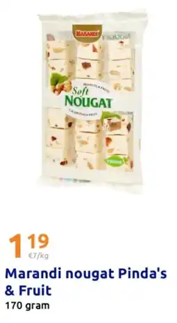Action Marandi nougat Pinda's & Fruit aanbieding