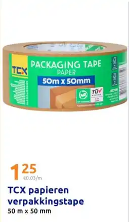 Action Tcx papieren verpakkingstape aanbieding