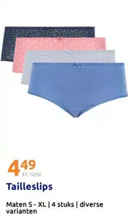 Action Tailleslips aanbieding