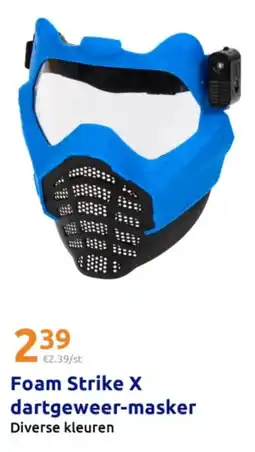 Action foam strike x dartgeweer-masker aanbieding