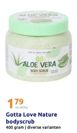 Action Gotta Love Nature bodyscrub aanbieding