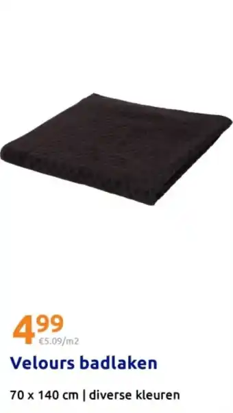 Action Velours badlaken aanbieding
