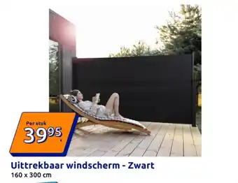 Action Uittrekbaar windscherm aanbieding