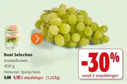 Colruyt Boni Selection snoepdruiven aanbieding