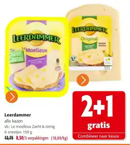 Colruyt Leerdammer alle kazen aanbieding
