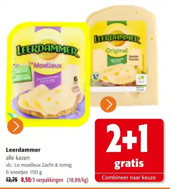 Colruyt Leerdammer alle kazen aanbieding
