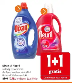 Colruyt Dixan of Fleuril aanbieding
