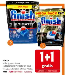 Colruyt Finish volledig assortiment aanbieding