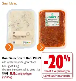 Colruyt Boni Selection of Boni Plan't aanbieding