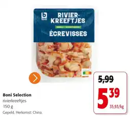 Colruyt Boni Selection rivierkreeftjes aanbieding
