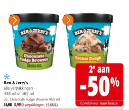 Colruyt Ben & Jerry's alle verpakkingen aanbieding