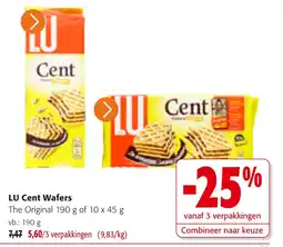 Colruyt LU Cent Wafers aanbieding