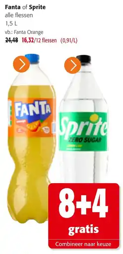 Colruyt Fanta of Sprite aanbieding