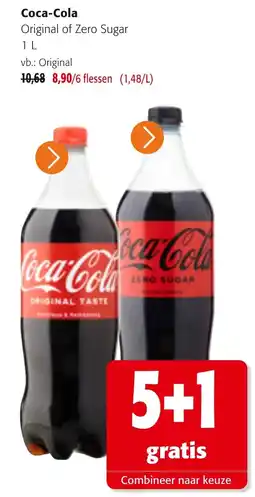 Colruyt Coca-Cola Original of Zero Sugar aanbieding
