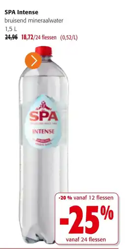 Colruyt spa intense bruised mineral water aanbieding