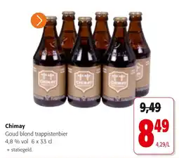 Colruyt Chimay Goud blond trappistenbier aanbieding