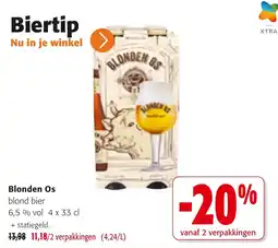 Colruyt Blonden Os blond bier aanbieding