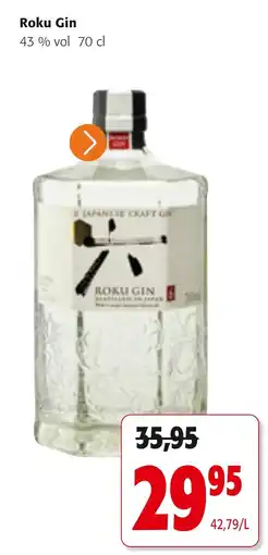 Colruyt Roku Gin aanbieding