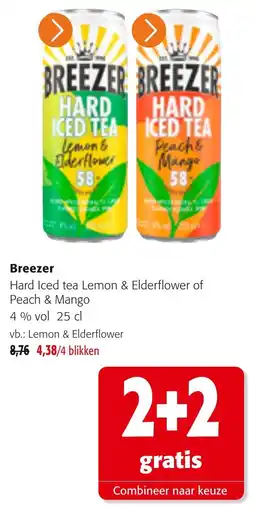 Colruyt Breezer hard iced tea aanbieding