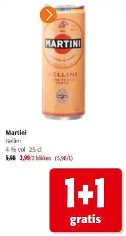 Colruyt Martini Bellini aanbieding