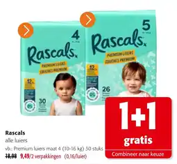 Colruyt Rascals alle luiers aanbieding