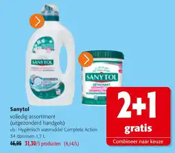 Colruyt Sanytol volledig assortiment aanbieding