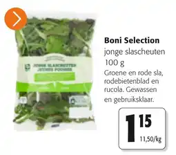Colruyt Boni Selection jonge slascheuten aanbieding