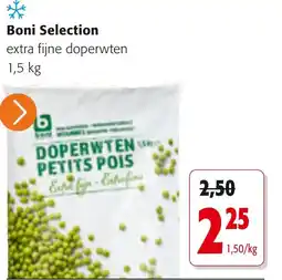 Colruyt Boni Selection doperwten aanbieding