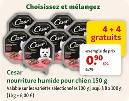 Maxi Zoo Cesar nourriture humide pour chien aanbieding