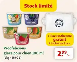 Maxi Zoo Woofelicious glace pour chien aanbieding