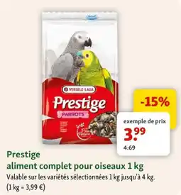 Maxi Zoo Prestige aliment complet pour oiseaux aanbieding