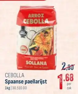 Horeca totaal Cebolla Spaanse paellarijst aanbieding
