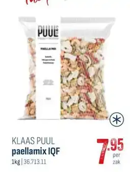 Horeca totaal Klaas puul paellamix iqf aanbieding