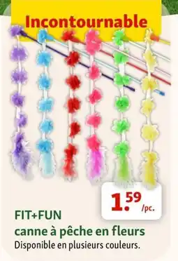 Maxi Zoo canne à pêche en fleurs aanbieding