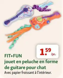 Maxi Zoo jouet en peluche en forme de guitare pour chat aanbieding