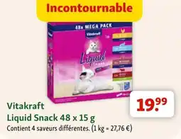 Maxi Zoo Vitakraft liquid snack aanbieding