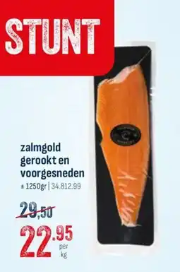 Horeca totaal zalmgold aanbieding