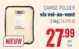 Horeca totaal Damse polder vis vol-au-vent aanbieding