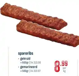 Horeca totaal spareribs aanbieding