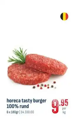 Horeca totaal horeca tasty burger aanbieding