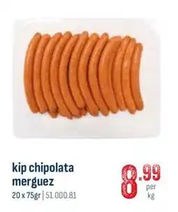 Horeca totaal kip chipolata merguez aanbieding