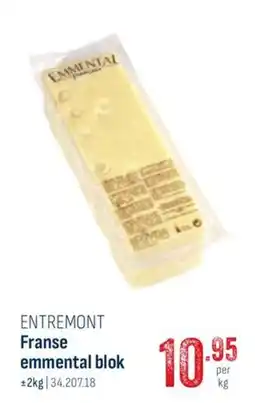 Horeca totaal Franse emmental blok aanbieding