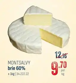 Horeca totaal Montsalvy brie aanbieding